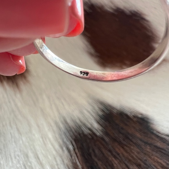 ❤️ Hot Pink Aurora Opal Teardrop Shape Southwestern Artisan Ring  Size 8.75 - Picture 7 of 14